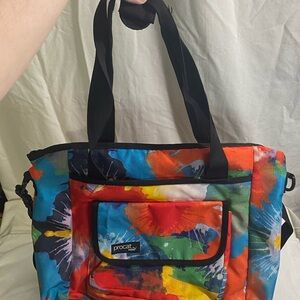 Procat Puma Colorful Duffle Bag Tote Crossbody Splash Print Gym Travel Bag
